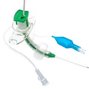 Kits-with-fixed-flange-tracheostomy-tube-standard-or-for-subglottic-suctioning